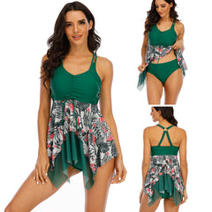 Swimsuit Tankini Skirt Split Swimsuit Slim Slim Conservative