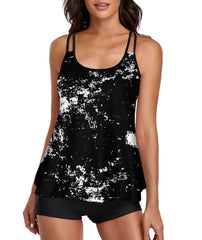 European And American Women's Tankini Swimsuit