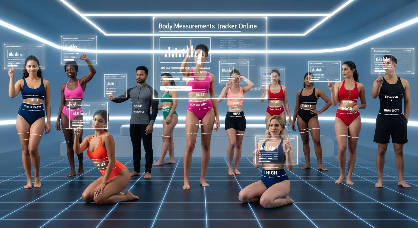 body measurements tracker online – Outlet Bikini