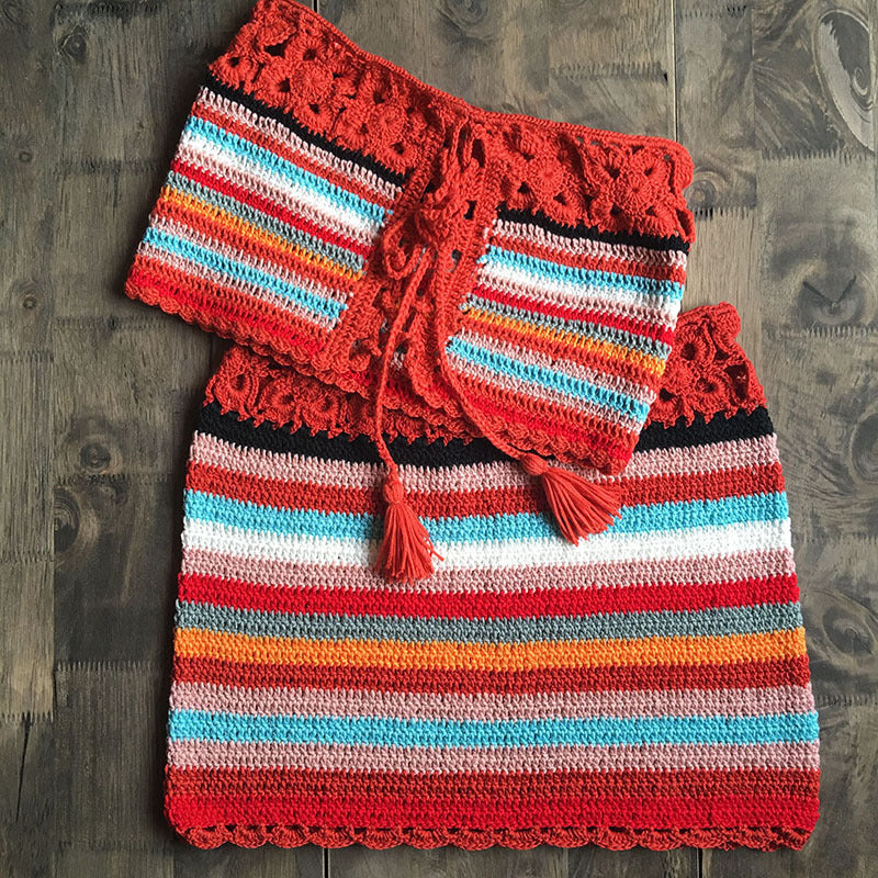 Bikini swimsuit skirt
