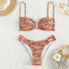 Women's Floral Bikini Swimsuit