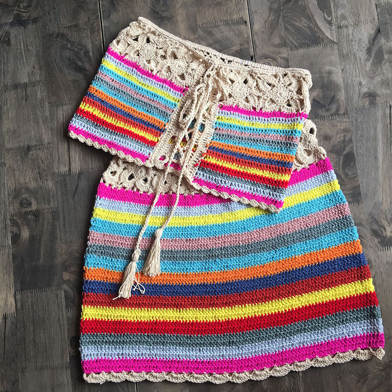 Bikini swimsuit skirt